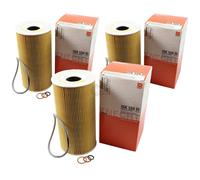 3X MAHLE / KNECHT Filtro Olio OX 126D