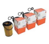 3X MAHLE / KNECHT Filtro Olio OX 153/7D