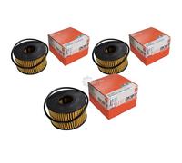 3X MAHLE / KNECHT Filtro Olio OX 191D