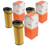 3X MAHLE / KNECHT Filtro Olio OX 196/1D1