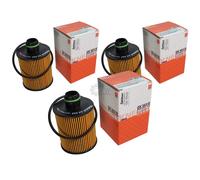 3X MAHLE / KNECHT Filtro Olio OX 553D