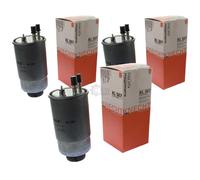 3X MAHLE / KNECHT KL 567 Filtro Carburante