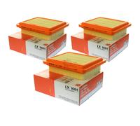 3X MAHLE / KNECHT LX 1061 Filtro Dell'Aria