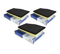 3X MAHLE / KNECHT LX 566/1 Filtro Dell'Aria