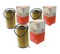 3X MAHLE / KNECHT OX 169D Filtro Olio