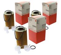 3X MAHLE / KNECHT OX 554D2 Filtro Olio