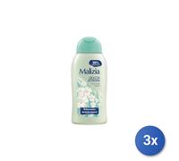 3x Malizia Doccia 300 Ml. Muschio Bianco Rilassan