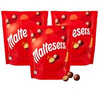 3X Maltesers Praline di Cioccolato a Latte Croccanti al gusto di Chocolate Maltato, 135g- New Packaging [3 Confezioni]