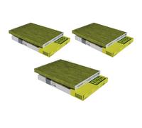 3x MANN-FILTER Biofunctional Filtro Antipolline Abitacolo per Allergici FP 1936