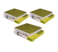 3x MANN-FILTER Biofunctional Filtro Antipolline Abitacolo per Allergici FP 2141