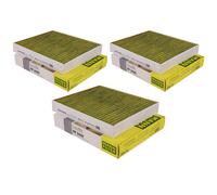 3x MANN-FILTER Biofunctional Filtro Antipolline Abitacolo per Allergici FP 2442