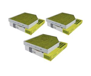 3x MANN-FILTER Biofunctional Filtro Antipolline Abitacolo per Allergici FP 2641