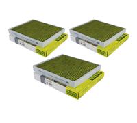 3x MANN-FILTER Biofunctional Filtro Antipolline Abitacolo per Allergici FP 2757