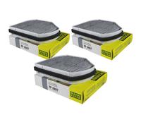 3x MANN-FILTER Biofunctional Filtro Antipolline Abitacolo per Allergici FP 2897
