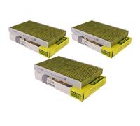 3x MANN-FILTER Biofunctional Filtro Antipolline Abitacolo per Allergici FP 2940