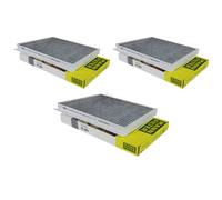 3x MANN-FILTER Biofunctional Filtro Antipolline Abitacolo per Allergici FP 3461