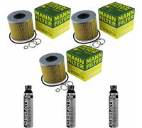 3X MANN-FILTER Filtro Olio H 1032/1 X + 3X LIQUI MOLY Cera Tec 3721