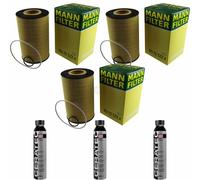 3X MANN-FILTER Filtro Olio HU 12 122 X + LIQUI MOLY Cera Tec 3721