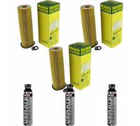 3X MANN-FILTER Filtro Olio HU 514 X + 3X LIQUI MOLY Cera Tec 3721