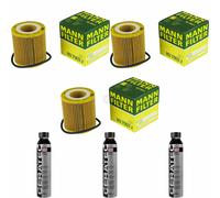 3X MANN-FILTER Filtro Olio HU 7002 Z + LIQUI MOLY Cera Tec 3721