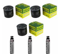 3X MANN-FILTER Filtro Olio MW 64 + LIQUI MOLY Cera Tec 3721
