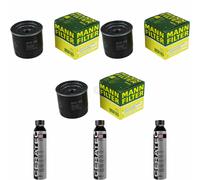 3X MANN-FILTER Filtro Olio MW 65 + LIQUI MOLY Cera Tec 3721