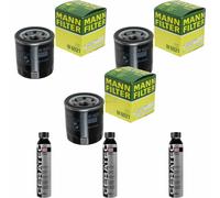 3X MANN-FILTER Filtro Olio W 6021 + 3X LIQUI MOLY Cera Tec 3721