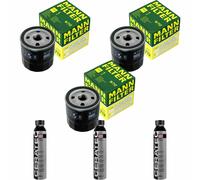 3X MANN-FILTER Filtro Olio W 712 + 3X LIQUI MOLY Cera Tec 3721