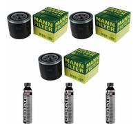 3X MANN-FILTER Filtro Olio W 811/80 + 3X LIQUI MOLY Cera Tec 3721