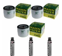 3X MANN-FILTER Filtro Olio W 9050 + 3X LIQUI MOLY Cera Tec 3721