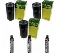 3X MANN-FILTER Filtro Olio W 962/47 + 3X LIQUI MOLY Cera Tec 3721