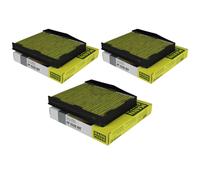 3X MANN-FILTER Filtro Pollen Biofunzionale Filtro Abitacolo FP 2335 KIT