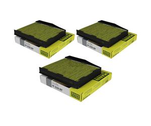 3X MANN-FILTER Filtro Pollen Biofunzionale Filtro Abitacolo FP 2335 KIT