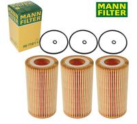 3X MANN FILTER HU 718/1 N FILTRO OLIO PER OPEL ASTRA G CC OMEGA B SAAB 9-3 YS3D