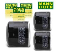 3X Mann W 811/80 Filtro Olio per Opel Hyundai I30 I20 Isuzu Kia Cee'D Rio