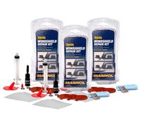 3x MANNOL Parabrezza Riparazione Kit 9804 Dischi Anteriori Set Ristrutturazione