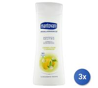 3x Mantovani Bagno 400 Ml. Cedro & Fiori D'Arancio