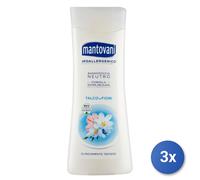 3x Mantovani Bagno 400 Ml. Talco & Fiori