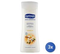3x Mantovani Bagno 400 Ml. Vaniglia