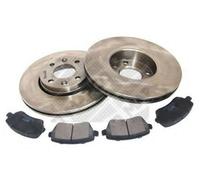 3x MAPCO Kit Dischi E Pastiglie Freno Anteriore per RENAULT Clio III Hatchback