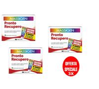 3X MASSIGEN PRONTO RECUPERO 54 BUSTINE VITAMINE + MINERALI