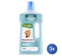 3x Mastro Lindo Pavimenti 930 Ml. Superfici Delicate Marmo Made In Italy
