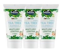 3x Matt Crema Multiuso Tea Tree Calendula Idratante Lenitiva Corpo 50 ml