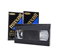 3X Maxell XR-S Nero 60 Super VHS SVHS Cassetta Video