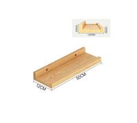 3X Mensola da Parete per La Casa, Soggiorno, Scaffale da Parete, Lavagna Perforata, Libreria, Decorazione da Parete, Mensola Piccola In Legno
