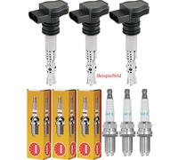 3x metzger Bobina Accensione + NGK Candela per Opel Astra K B16 1.0 Turbo Corsa