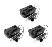 3X Microfono da 6,5 mm Microfono per Erhu Sassofono Violino Strumento Music6151