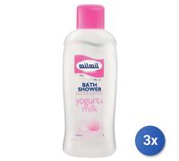 3x Mil Mil Bagno 1000 Ml. Yogurt & Latte