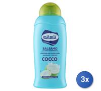 3x Mil Mil Balsamo 500 Ml. Olio Di Cocco