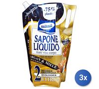 Mil Mil Sapone Liquido Eco Ricarica Argan 2000ml